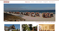 Desktop Screenshot of gaestehaus-timmendorf.de